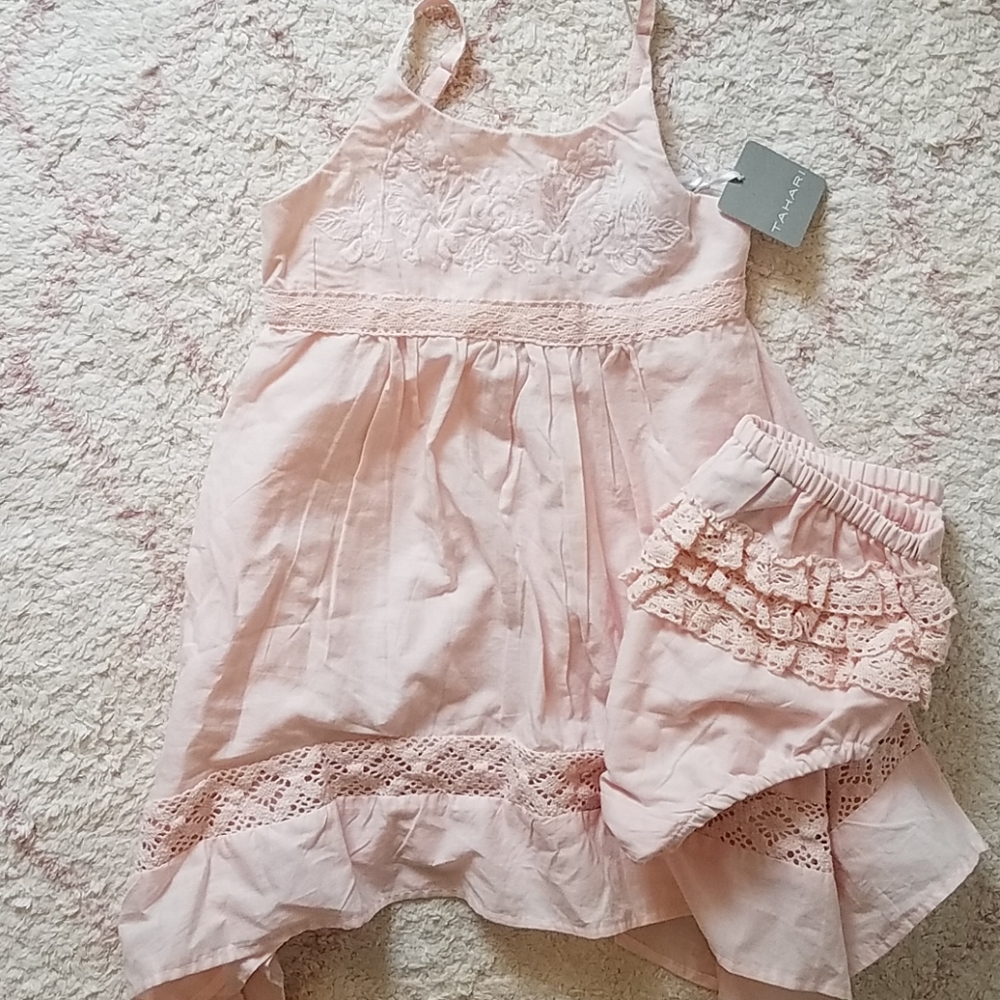 Pink Sundress • Tahari • NWT
